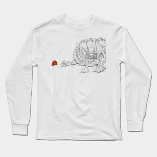 Pumpkin Patch Wagon Long Sleeve T-Shirt